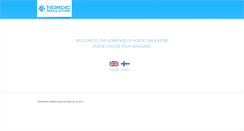 Desktop Screenshot of nordicsimulators.fi